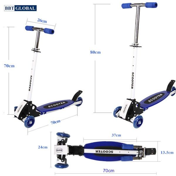  Xe trượt scooter 3 bánh cho bé BBT Global KM956A 