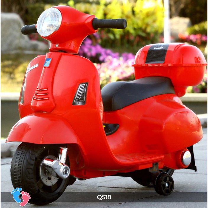  Xe máy điện Vespa cho bé BABY PLAZA Q518 