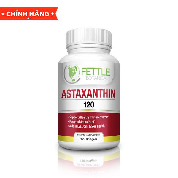  Fettle Botanical Astaxanthin 10mg, 120 Softgels 