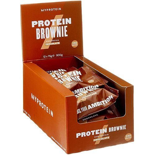  Myprotein Protein Brownie Box - 23G Protein, 12 Packs 