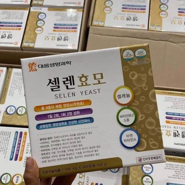  Viên uống vitamin hỗ trợ tăng cân hàn quốc DAEWOONG SELEN YEAST 