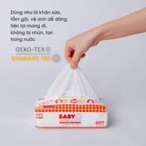  Khăn khô cotton thiên nhiên Suzuran Japan 80 miếng 