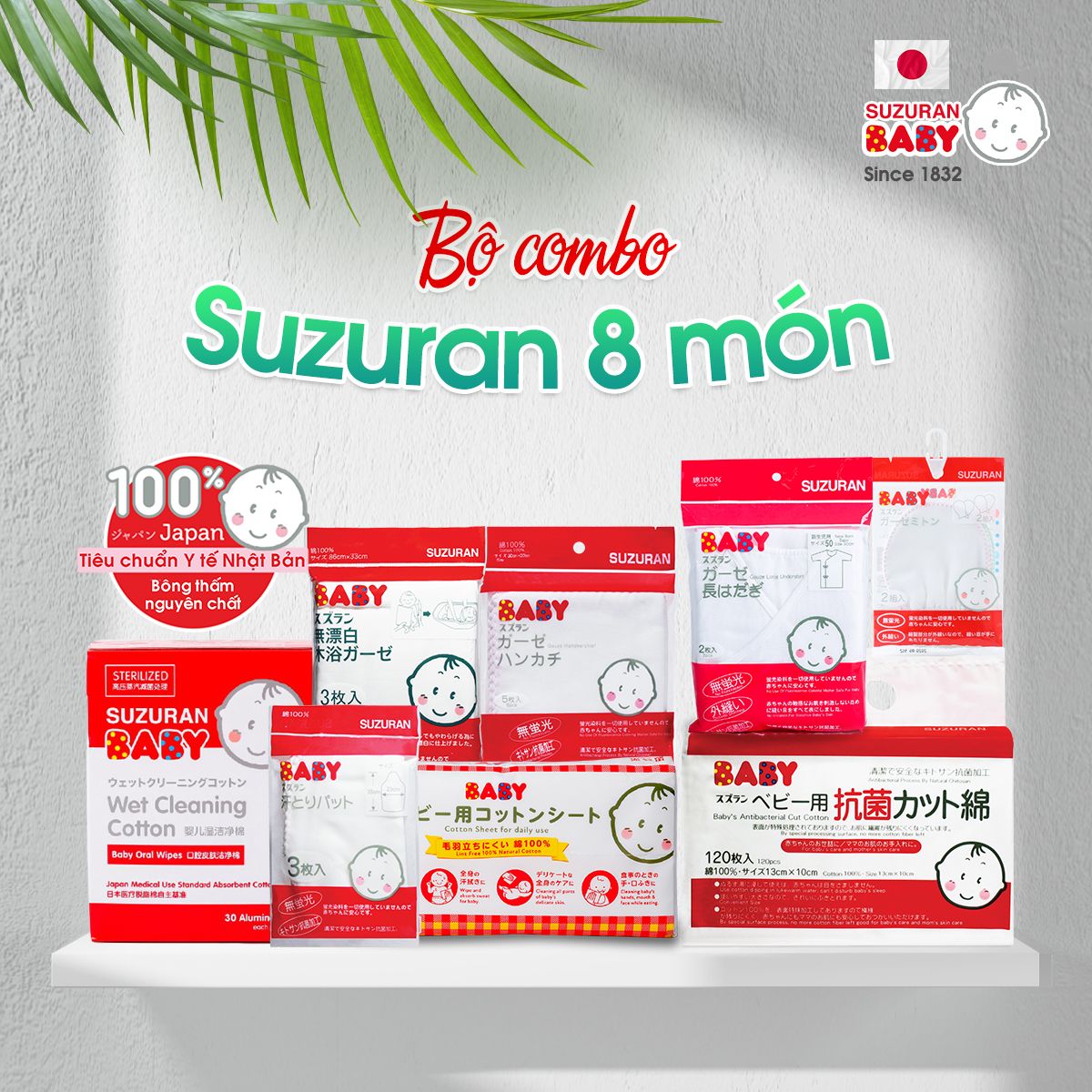  Combo Suzuran 8 món [CÓ QUÀ] 