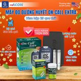  Máy đo đường huyết Acon On-call Extra kèm hộp 25 que thử - bảo hành trọn đời 