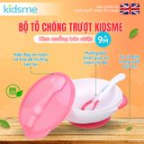  Bộ tô chống trượt kèm muỗng báo nhiệt kidsme - 9832 