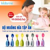  Bộ nĩa và muỗng tập ăn kidsme - Thích hợp cho bữa ăn của bé 