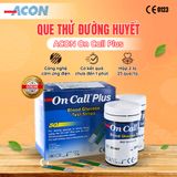  Que thử đường huyết ACON On Call Plus hộp 25 - 50 que 