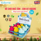  Đồ chơi nhà tắm con vịt đáng yêu kích thích khám phá bơi lội cho bé kidsme 
