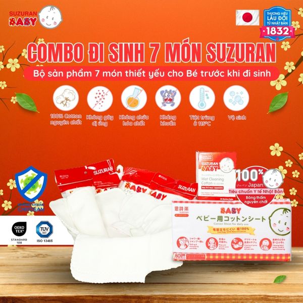  Combo Đi Sinh 7 Món Suzuran [CÓ QUÀ] 