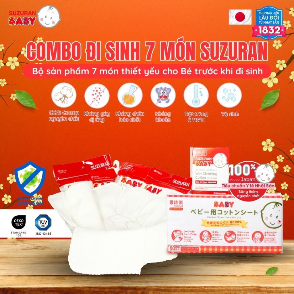  Combo Đi Sinh 7 Món Suzuran [CÓ QUÀ] 