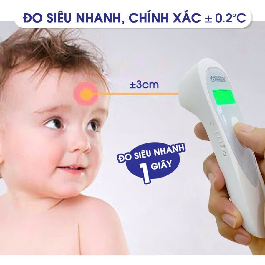  [ Chính Hãng ] Nhiệt Kế hồng ngoại đo trán không tiếp xúc Tiện Lợi An toàn cho bé  BD1500SC/A202 