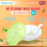  Bộ tô chống trượt kèm muỗng báo nhiệt kidsme - 9832 