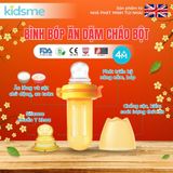  Bình bóp chống hóc Plus kidsme Màu Chanh từ 04 tháng tuổi 