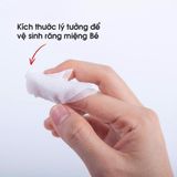  Khăn Rơ Miệng tiệt trùng Kháng Khuẩn An Toàn cho Bé Suzuran Japan 