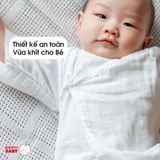  Áo sơ sinh Chitosan kháng khuẩn Suzuran Japan - Dài 