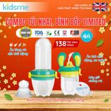  Combo Túi nhai Bình Bóp Limited Kidsme 