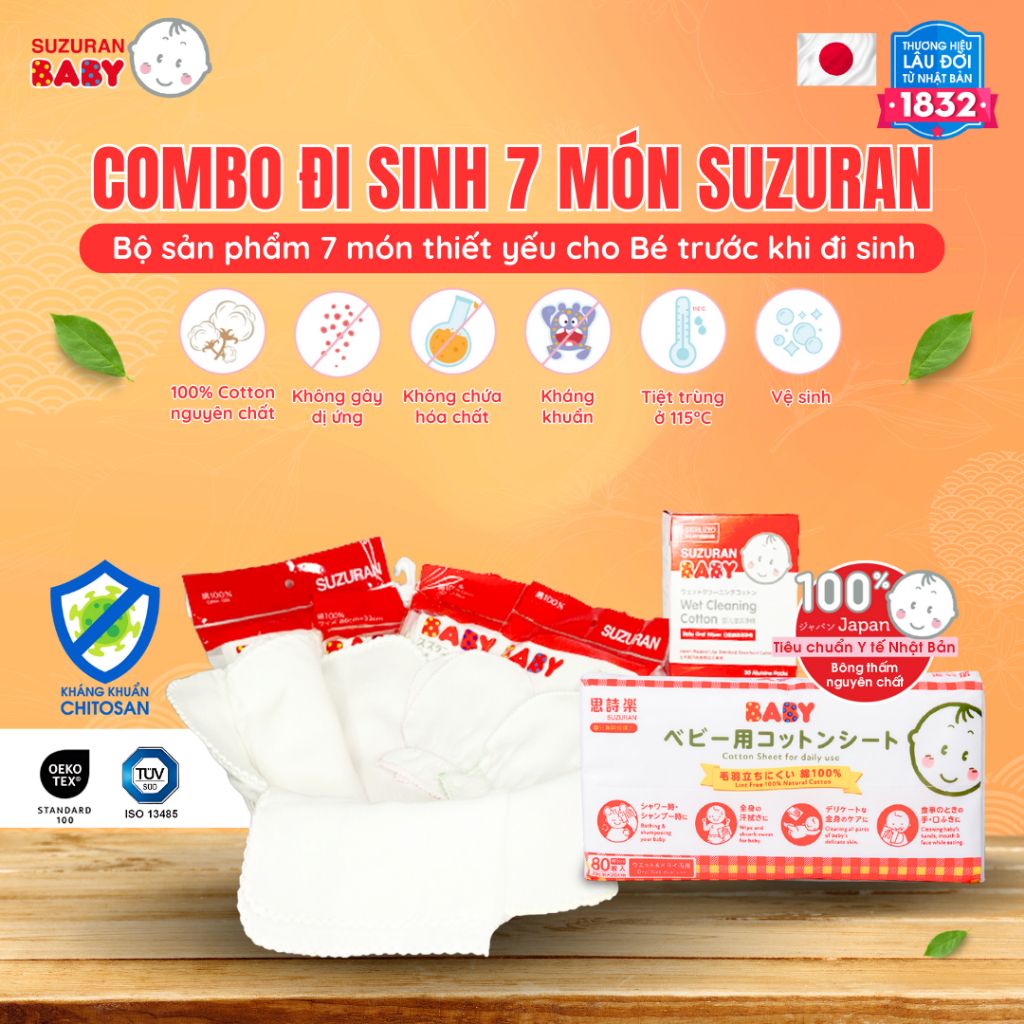  Combo Đi Sinh 7 Món Suzuran [CÓ QUÀ] 