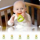  Cắn nướu mềm có nước hình que kem màu chanh kidsme 