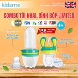  Combo Túi nhai Bình Bóp Limited Kidsme 