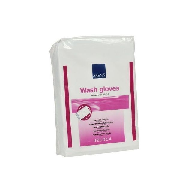  Găng lau Abena Wash gloves (16x23cm) - Nhập khẩu Đan Mạch 