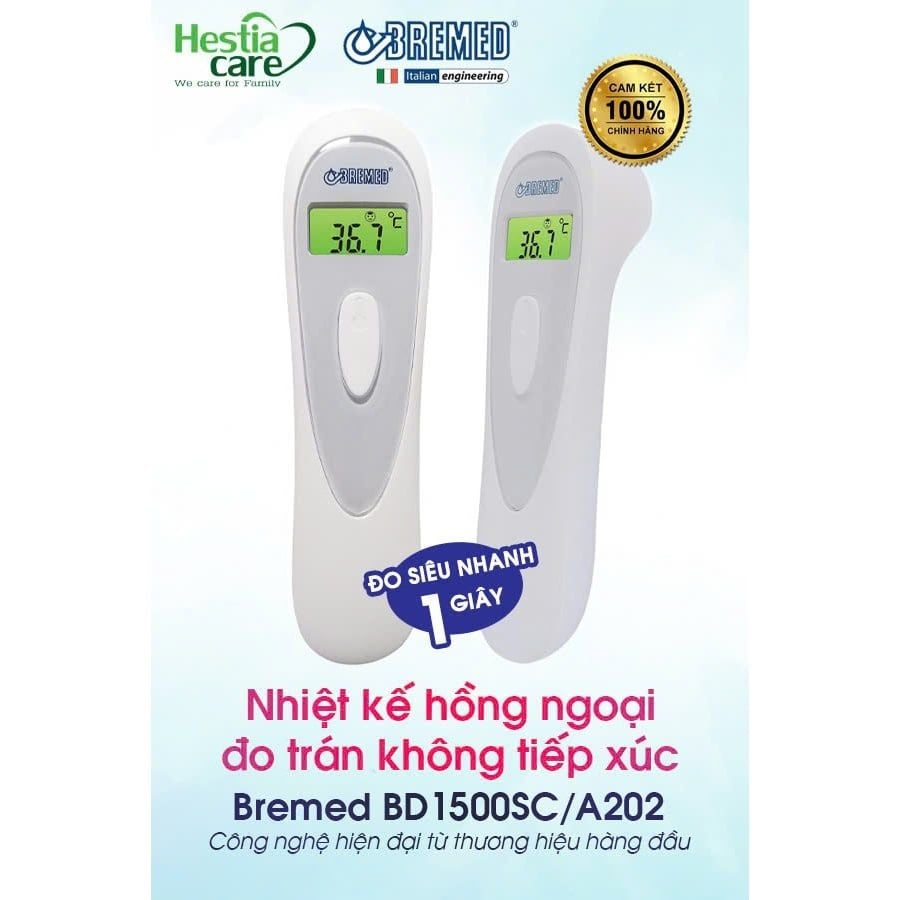  [ Chính Hãng ] Nhiệt Kế hồng ngoại đo trán không tiếp xúc Tiện Lợi An toàn cho bé  BD1500SC/A202 