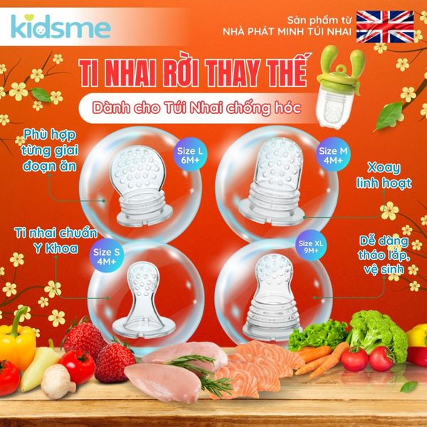  Bộ ti rời thay thế kidsme - Từ 06 tháng tuổi 