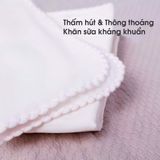  Khăn sữa Chitosan kháng khuẩn Suzuran Japan - 10 cái/gói 