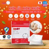  Khăn sữa Chitosan kháng khuẩn Suzuran Japan - 5 cái/gói 
