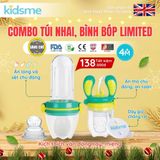  Combo Túi nhai Bình Bóp Limited Kidsme 