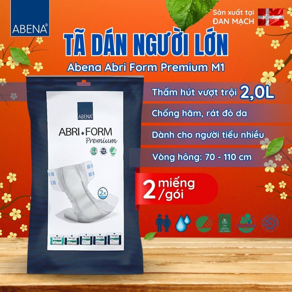  [Tã Quần dùng thử 2 miếng] Tã quần ban đêm THẤM HÚT 2,6 LÍT -  1 MIẾNG DÙNG NGUYÊN ĐÊM dành cho người TIỂU NHIỀU 