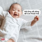  Áo sơ sinh Chitosan kháng khuẩn Suzuran Japan - Dài 