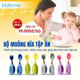  Bộ nĩa và muỗng tập ăn kidsme - Thích hợp cho bữa ăn của bé 