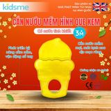  Cắn nướu mềm có nước hình que kem màu chanh kidsme 