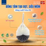  Bông Tắm Tạo Bọt, Siêu Mềm Lưới Tròn PE - Abena Đan Mạch 