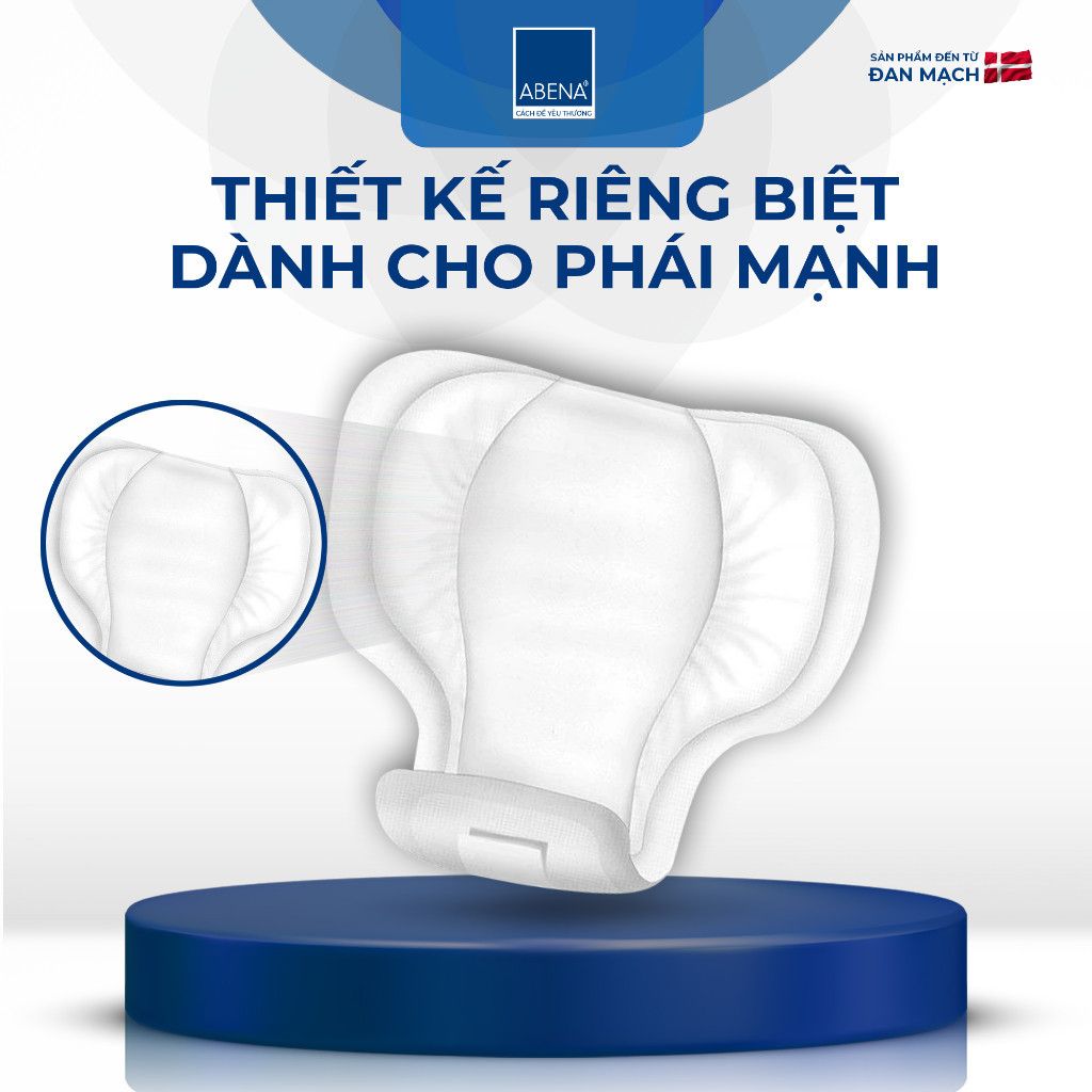  [Mua 5 tặng 1] Băng thấm tiểu cho nam giới Abena Formula 2 - Nhập khẩu Đan Mạch (Gói 15 miếng) 