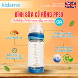  Bình sữa cổ rộng PPSU kidsme 240 ml 