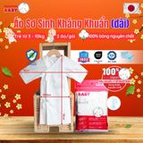  Áo sơ sinh Chitosan kháng khuẩn Suzuran Japan - Dài 