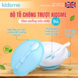  Bộ tô chống trượt kèm muỗng báo nhiệt kidsme - 9832 