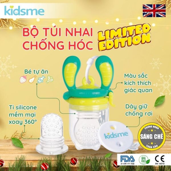  Bộ túi nhai chống hóc Limited Edition Kidsme 