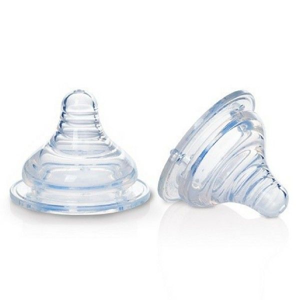  [ Mua 2 tặng 1 ] Núm ti bình sữa kim cương cổ rộng kidsme - 2 cái 