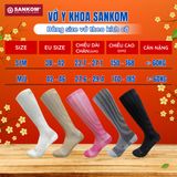  Vớ SANKOM - Giúp giảm suy giãn tĩnh mạch - Dùng cho cả nam và nữ 