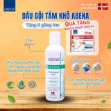  Combo Dầu gội tắm khô Abena tặng kèm 5 găng lau giúp làm sạch dịu nhẹ an toàn cho da - Nhập Khẩu Đan Mạch (Chai 200m ) 