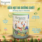  Sữa Hạt Forganic Đa dưỡng chất, Và Bữa Ăn Thay Thế bổ sung đạm và vitamin - Lon 400g 