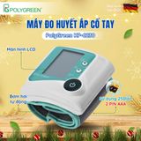  [ Tặng khẩu trang ] Máy đo huyết áp cổ tay Polygreen KP-6230 (cảnh báo HA cao) 