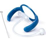  Bộ phụ kiện bình sữa cổ rộng kidsme (bàn chải/nắp/quai cầm/ống hút) - Màu chanh, 160241 