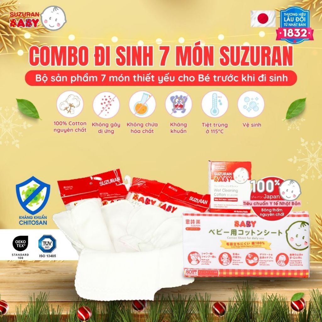  Combo Đi Sinh 7 Món Suzuran [CÓ QUÀ] 