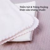  Khăn sữa Chitosan kháng khuẩn Suzuran Japan - 10 cái/gói 