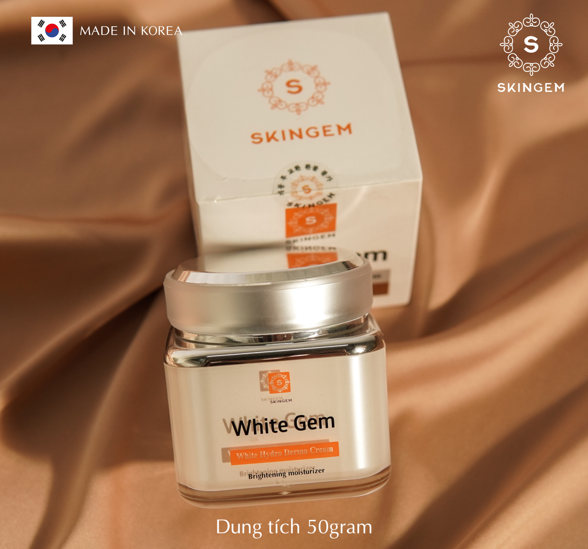  Kem White Gem Skingem Hàn Quốc - Dưỡng trắng chuyên sâu. 