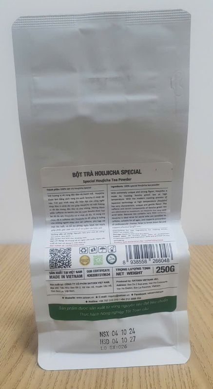 Bột trà Houjicha Special 250g