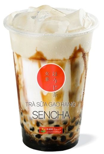 Trà sữa Gạo Rang Sencha